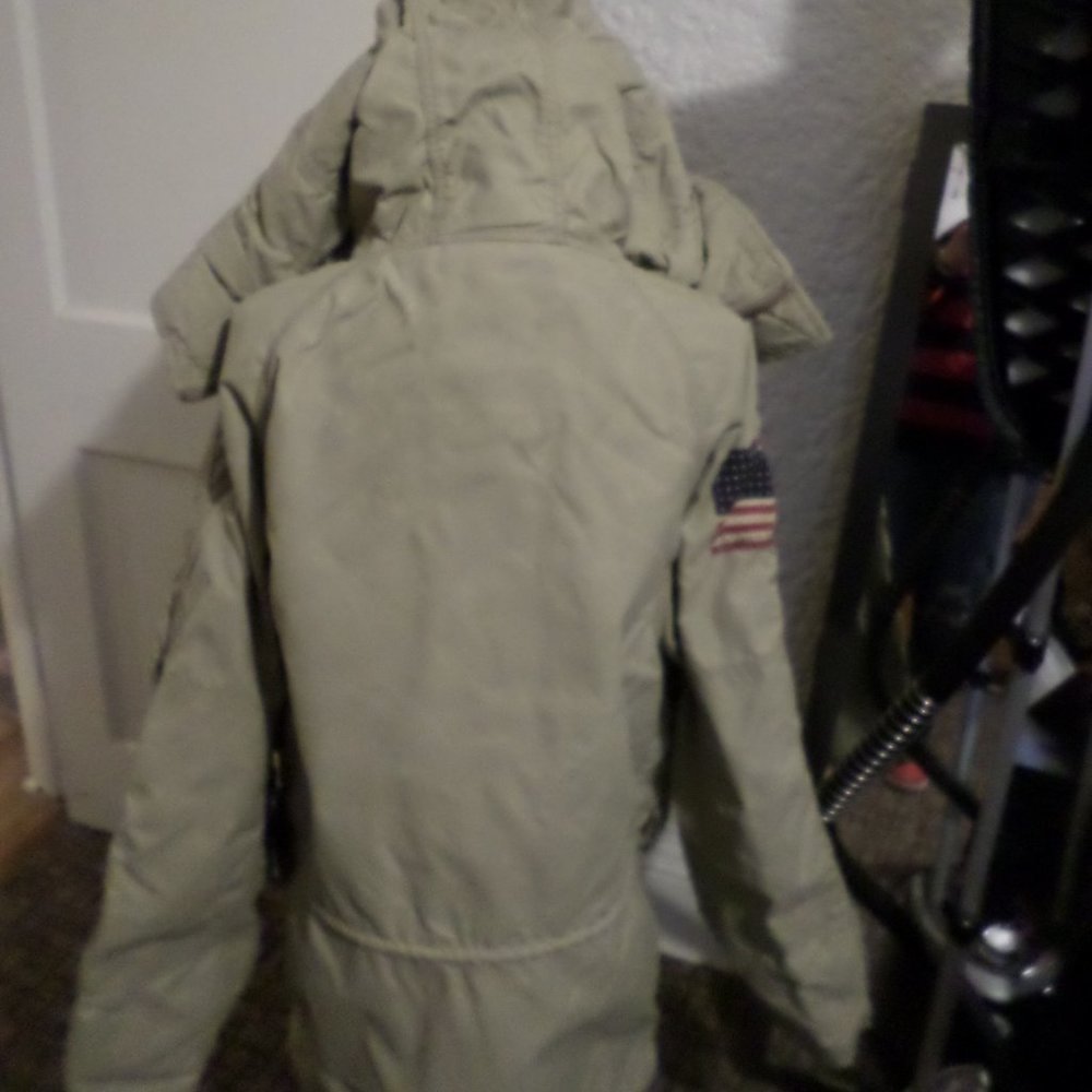 Denim & Supply Men's Military Hooded Jacket Size L - Picture 7 of 10